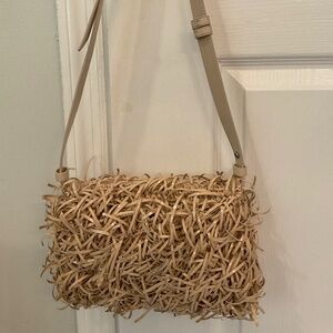 Simon Miller Beige Faux Leather Shoulder Bag BEAUTIFUL